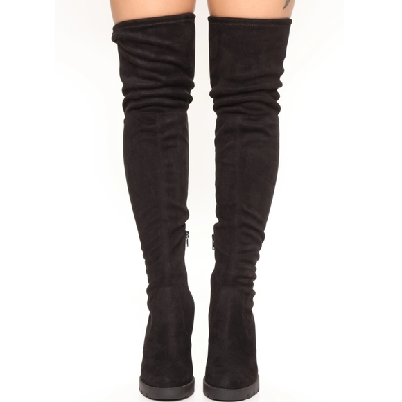Just In NY Platform Thigh High Boot  Over knee - Picture 7 of 8